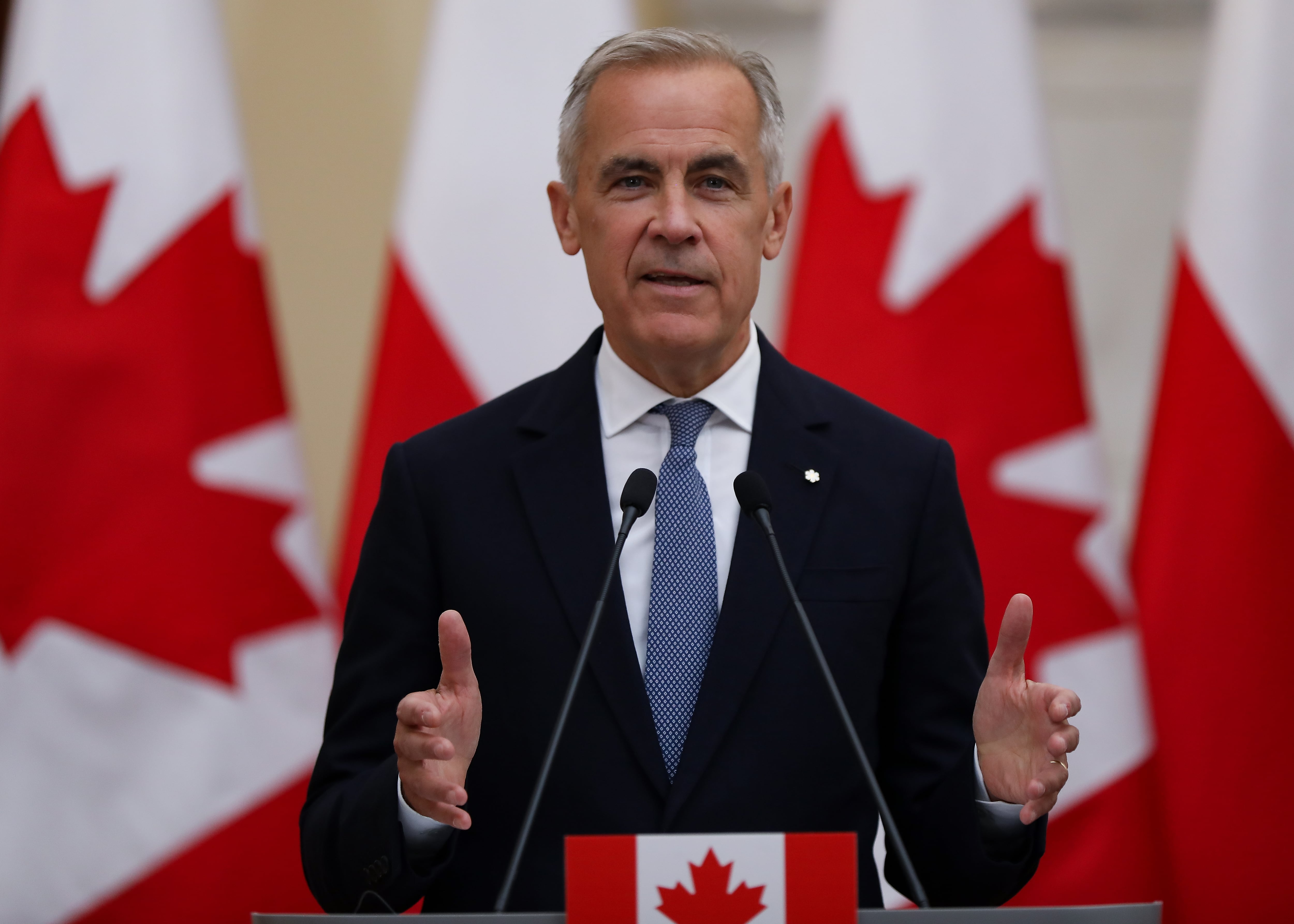 El primer ministro de Canadá, Mark Carney