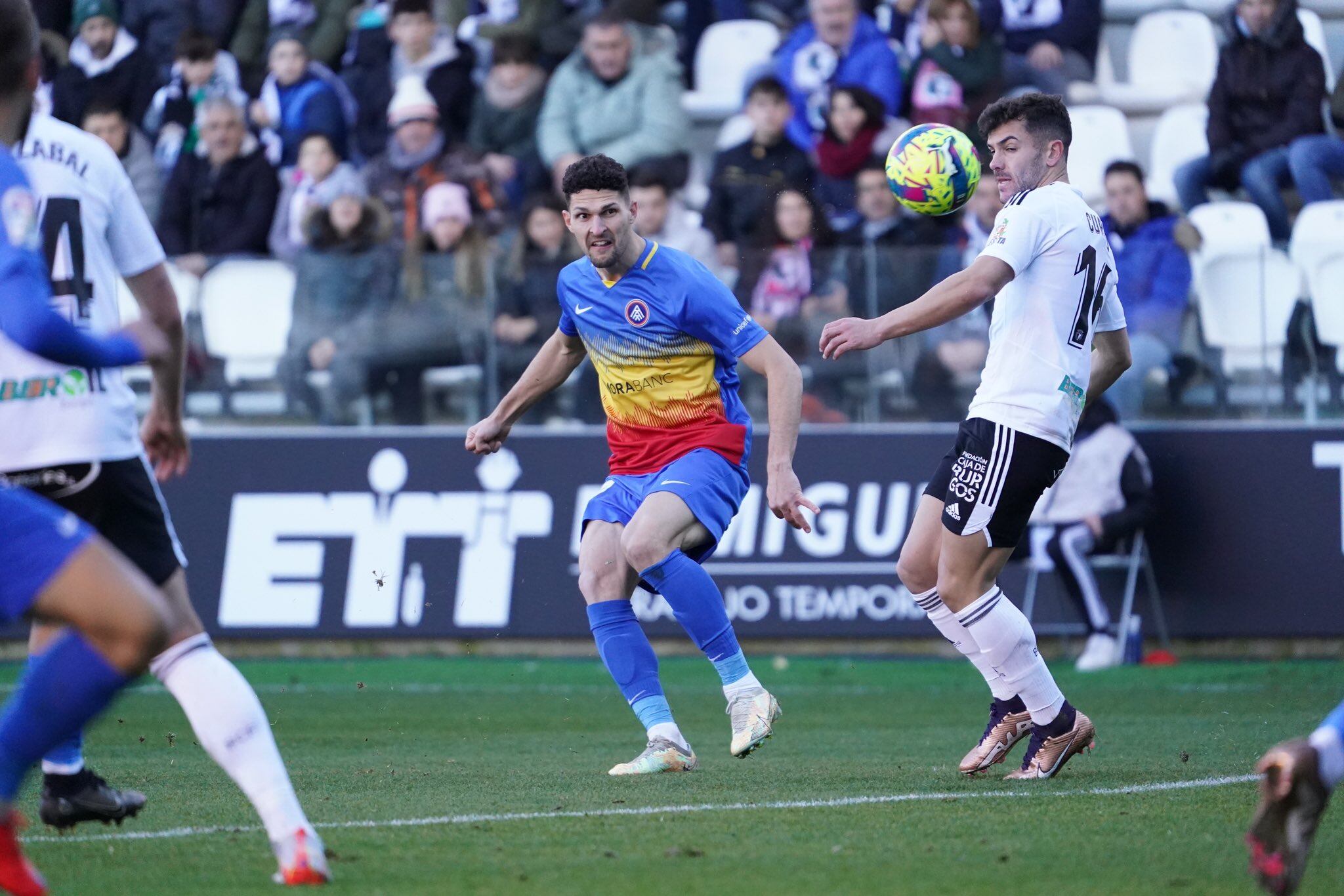 Christos Almpanis en un partit de l&#039;FC Andorra.