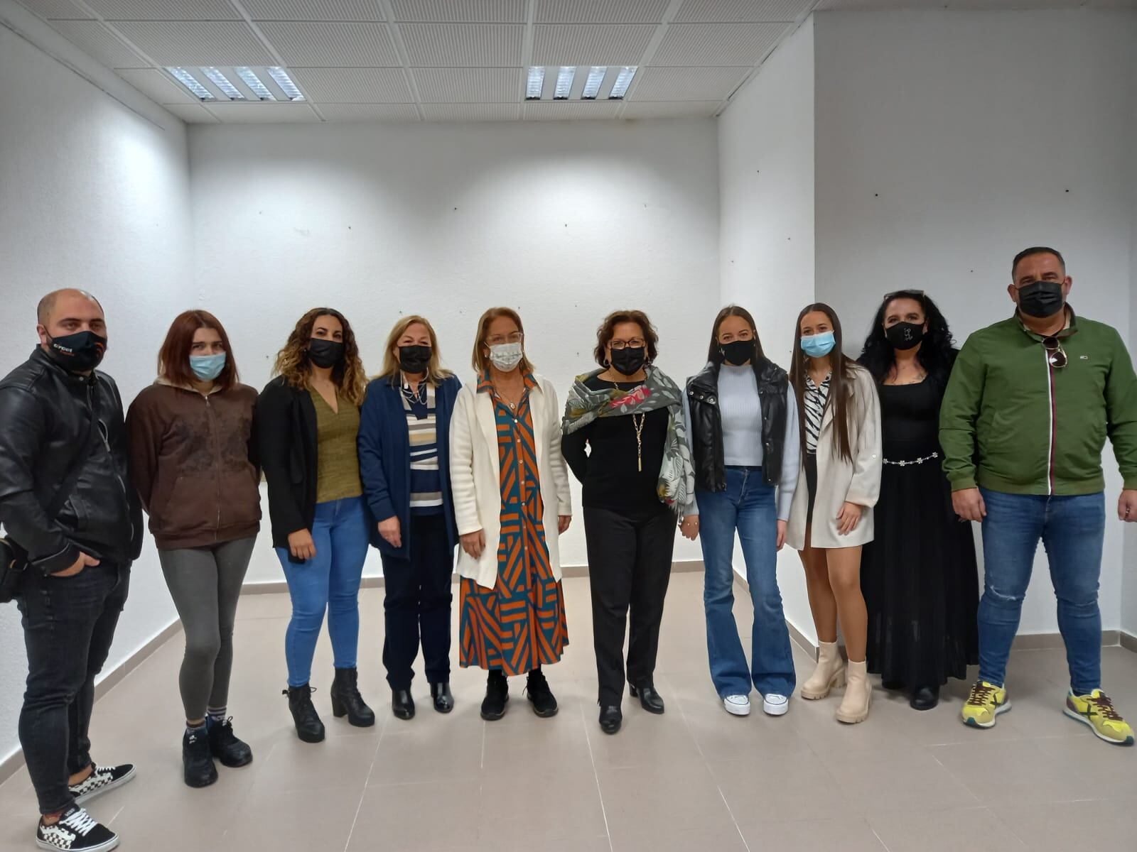 Diosa, ninfas, delegada de fiestas, miembros ACCA.