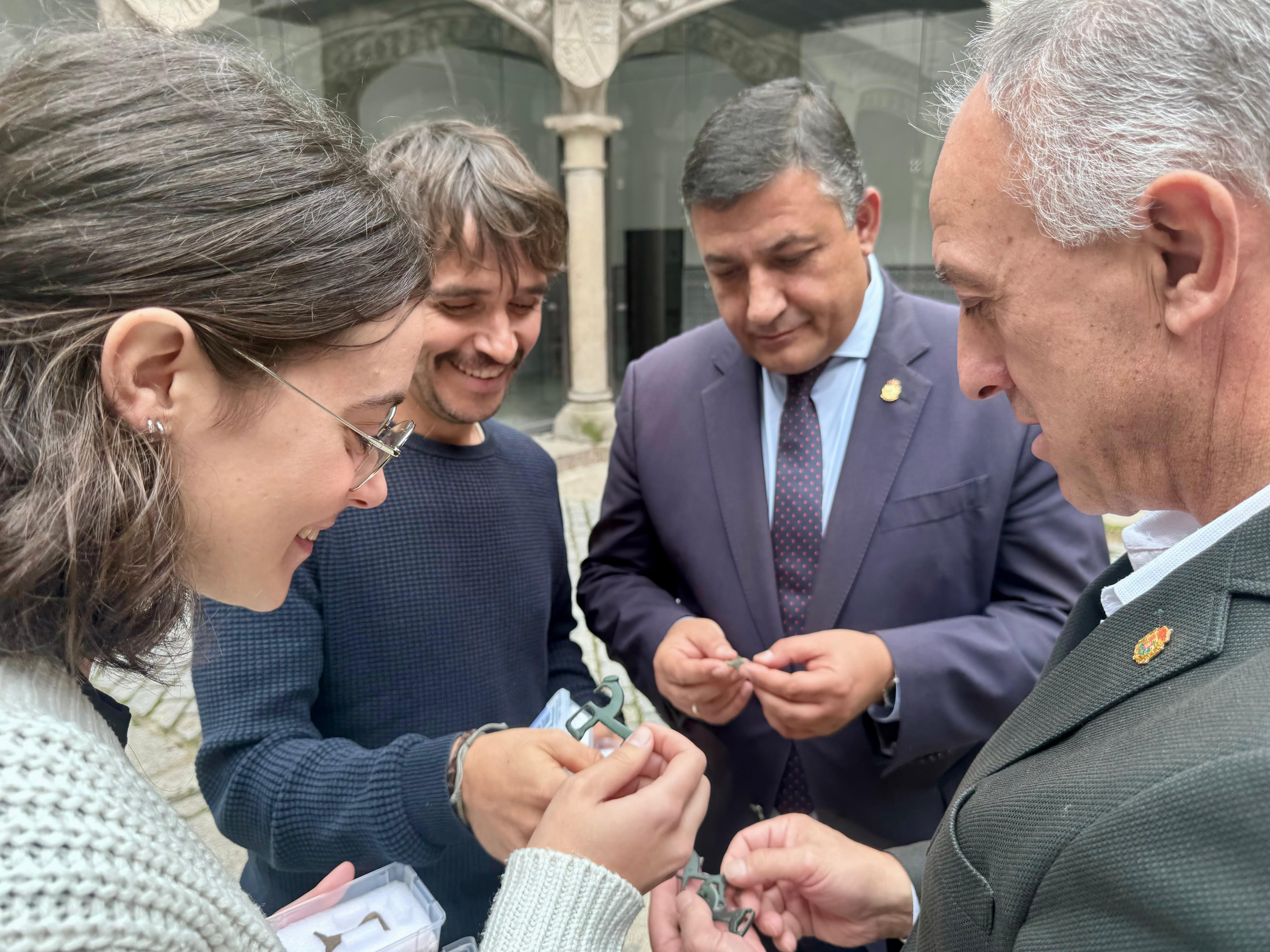 Presentación del resultado de la excavación en la Diputación Provincial