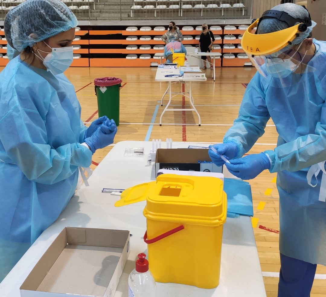 Test Covid19 realizados en Linares (archivo).