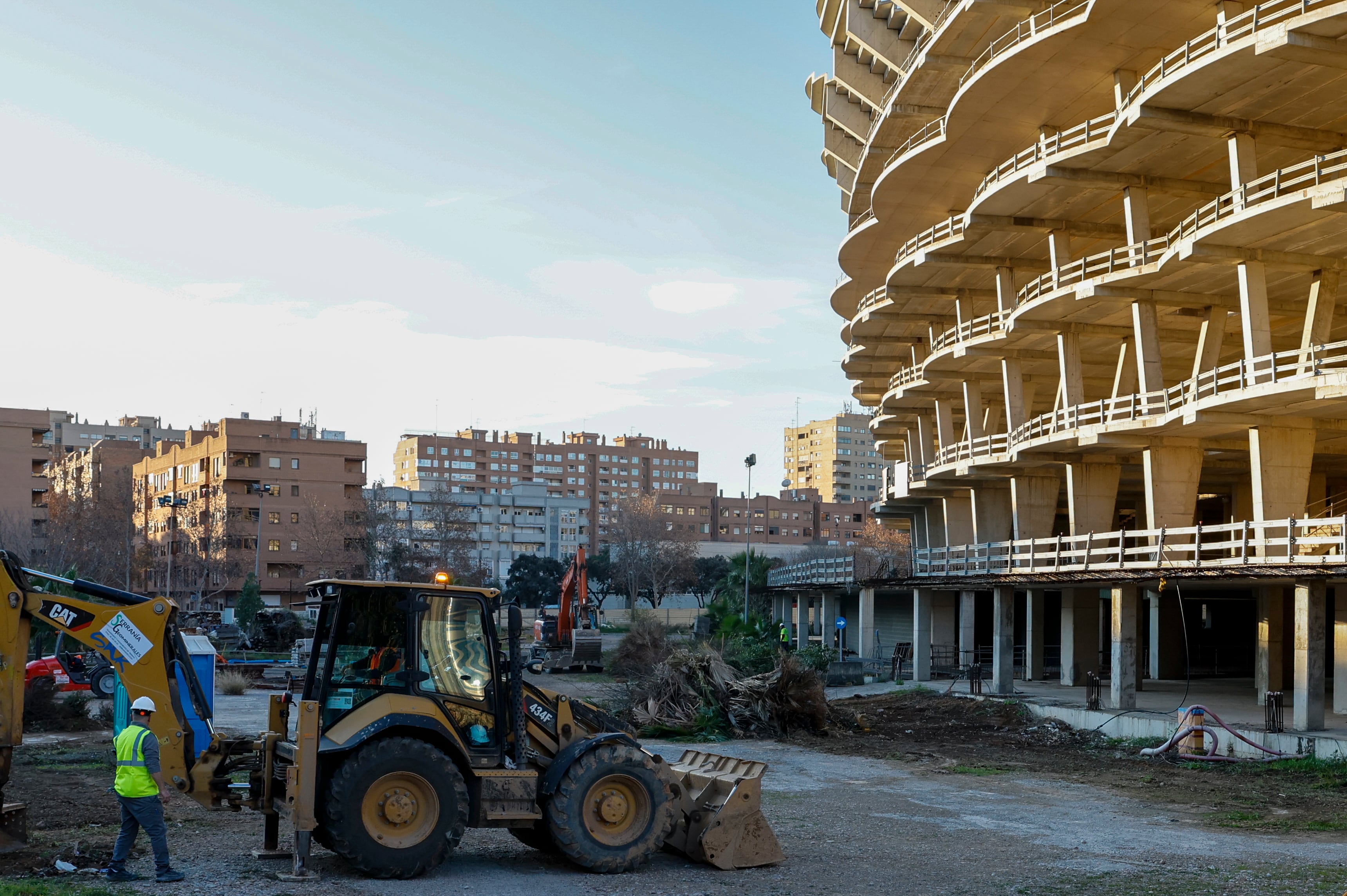 Valencia CF reanuda obras del Nou Mestalla tras 16 años