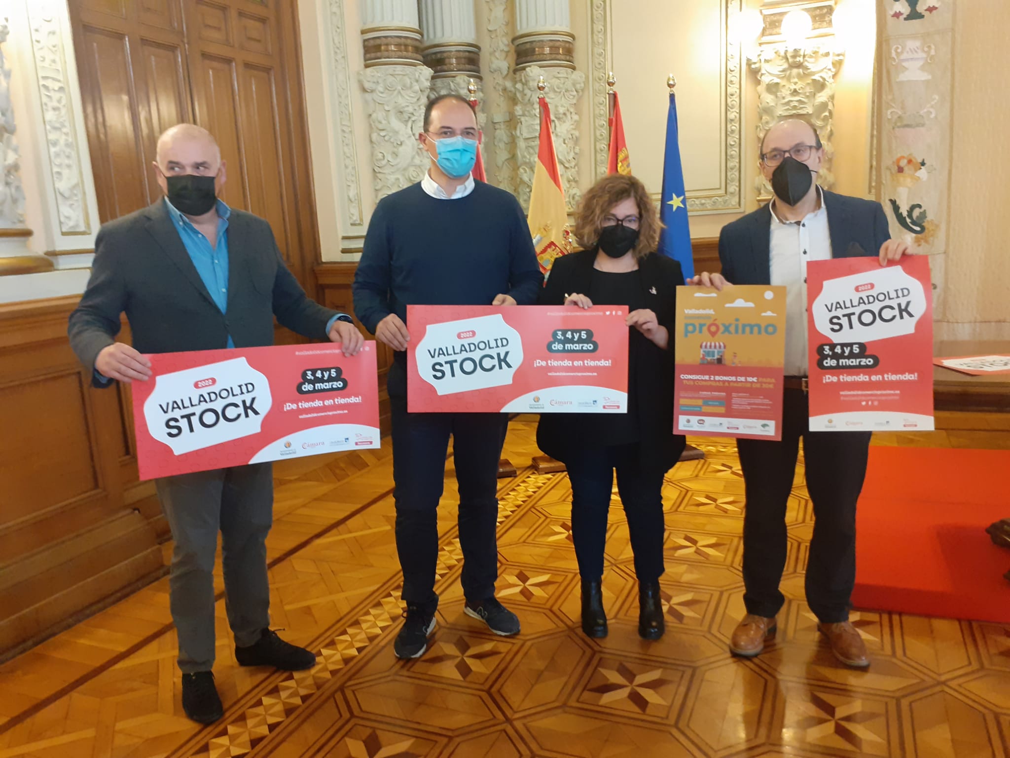 Presentación de las campaña de promoción del comercio de Valladolid