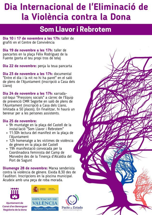 Programa del Día Internacional de la Eliminación de la Violencia contra la Mujer