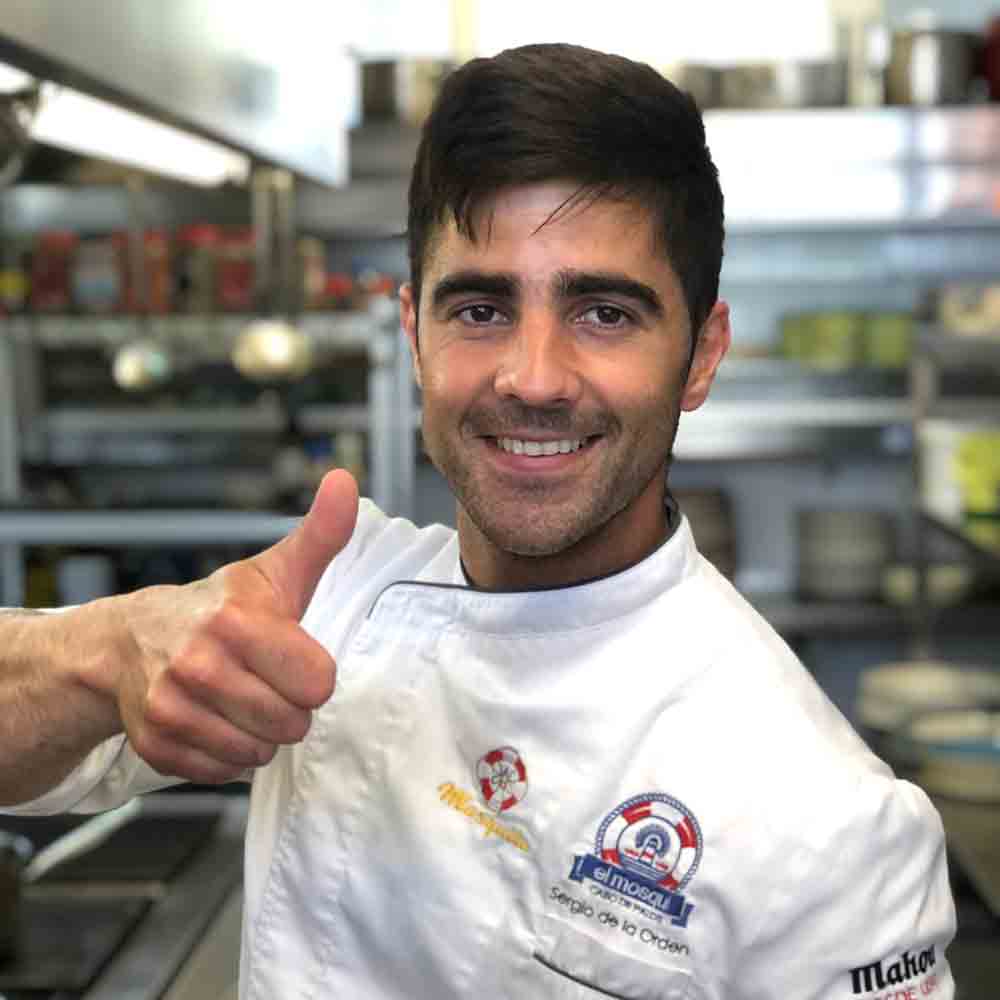 Sergio de La Orden, cocinero de El Mosqui, restaurante en Cabo de Palos