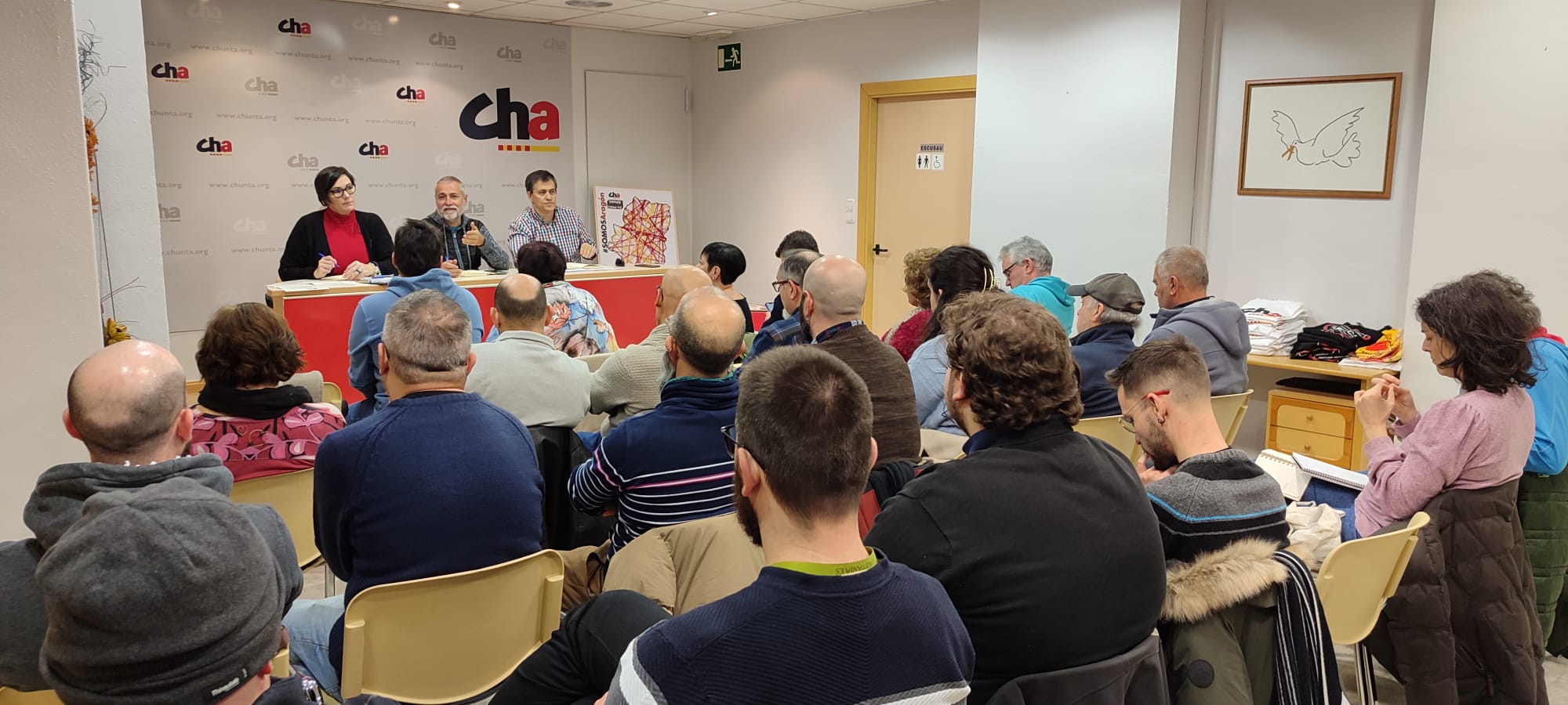 Reunión de la Comisión de Participación de CHA en Huesca