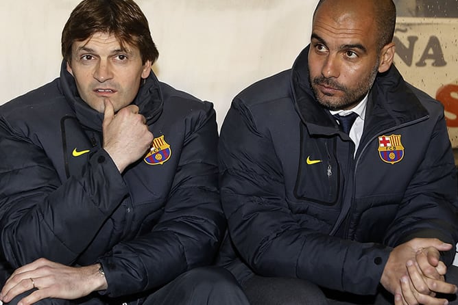 Tito Vilanova y Pep Guardiola formaron un dúo de técnicos que llevó al Barcelona a las mayores gestas de su historia.