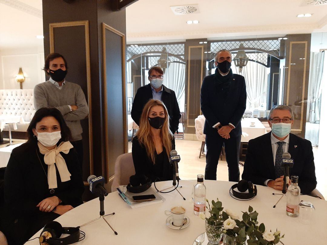 Margarita del Cid, Mariola Valladares, Francisco Salado, Carlos Lanzac, José Manuel Atencia y Luis Callejón.