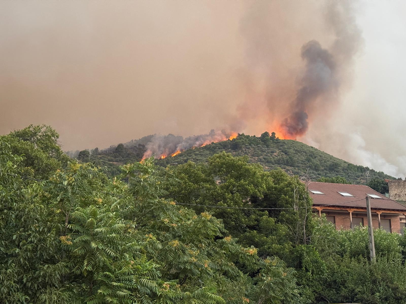 Incendio forestal El Arenal./Naturaleza JCYL