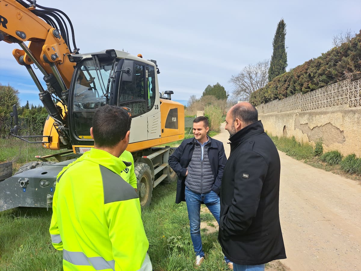 En marcha los trabajos de mejora del Camino La Ferrera en Barbastro