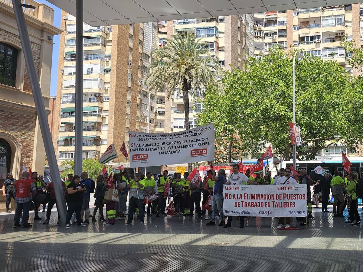 Taller ferroviario de Los Prados en Málaga: "Nos hace falta un centenar de trabajadores"