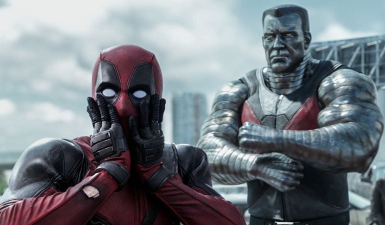 Captura de una película de Deadpool