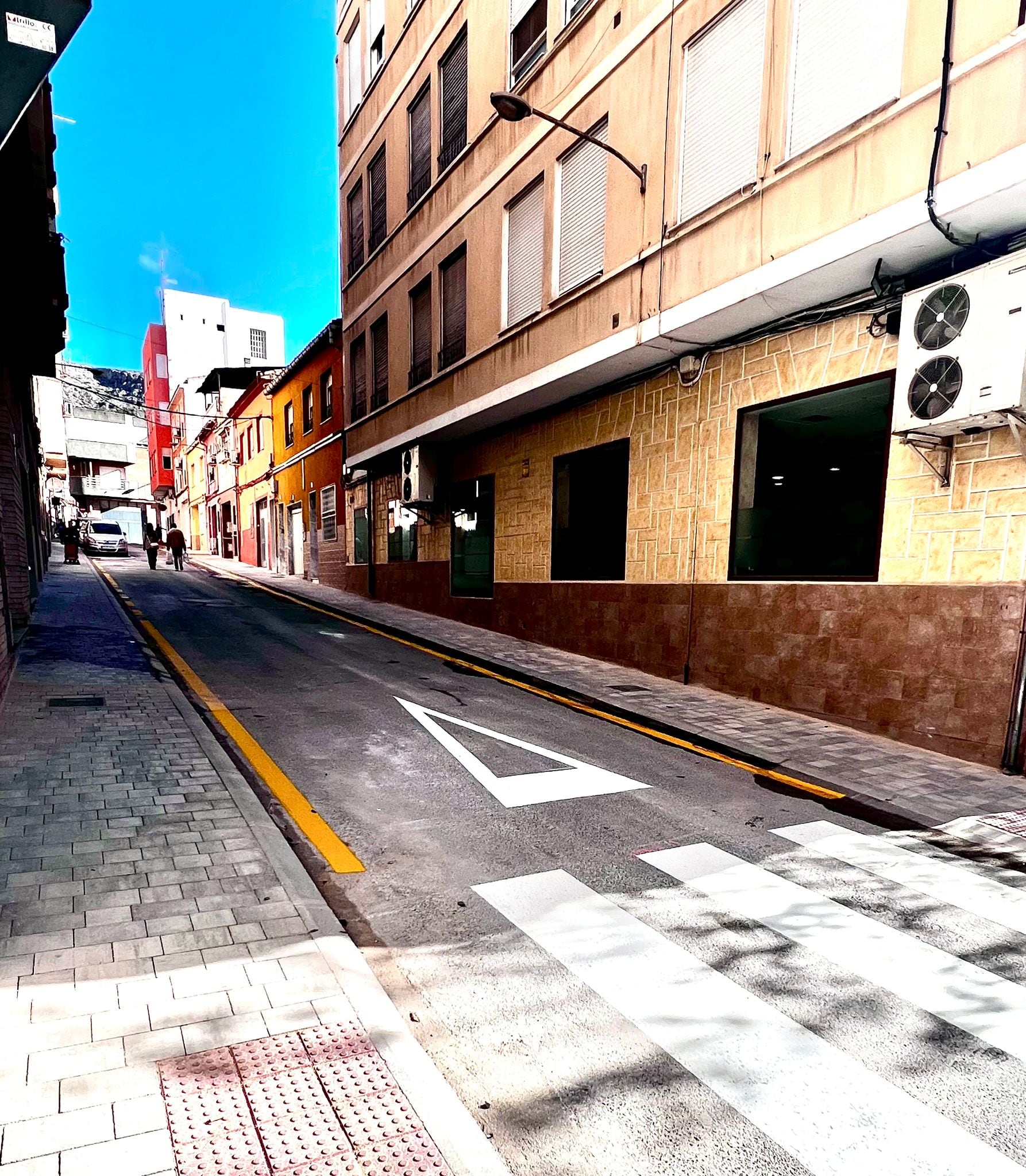 Obras en la calle Elda