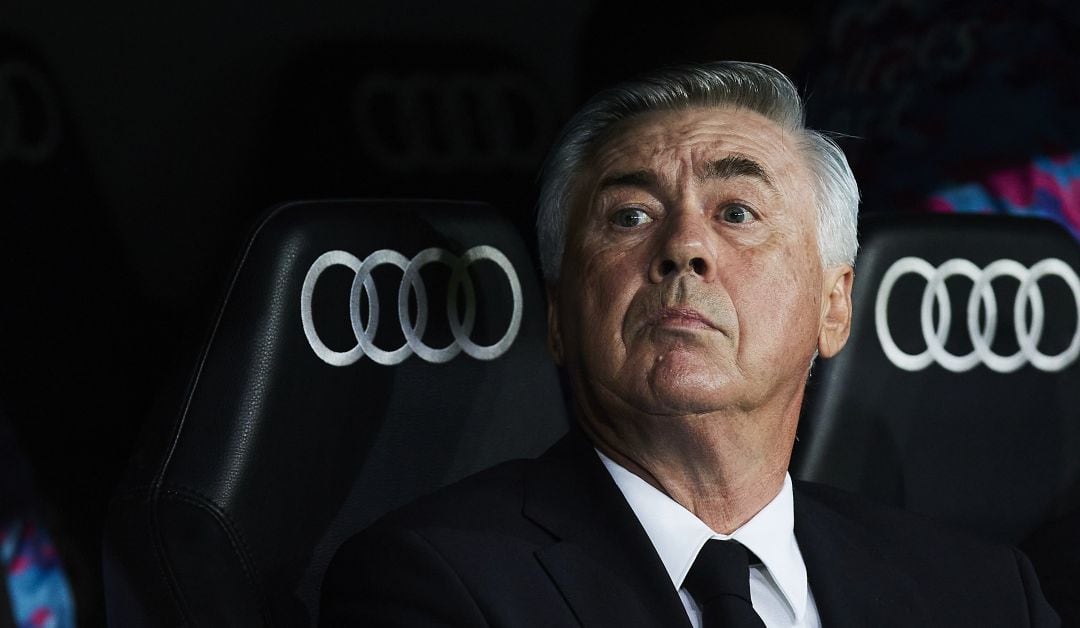 Ancelotti, durante un partido de la presente temporada