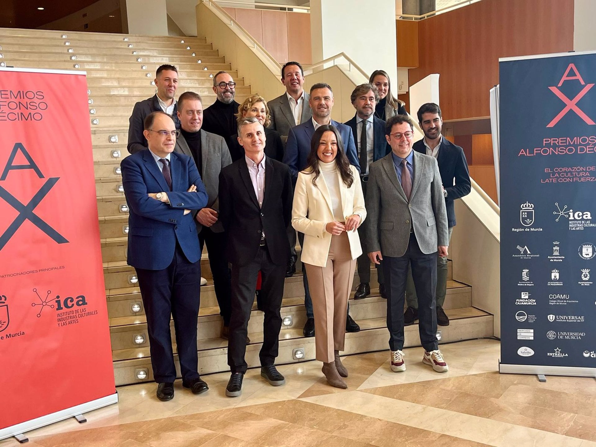 Presentación de los Premios Alfonso X de la Cultura 2024 con la consejera, Carmen Conesa.