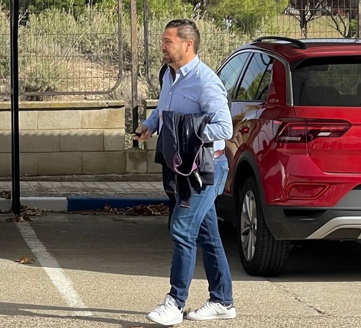 Juan Carlos Cordero, en la Ciudad Deportiva