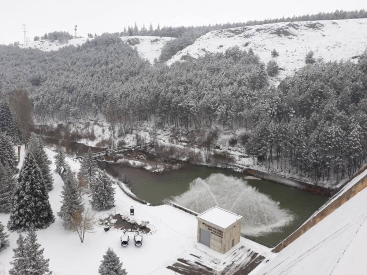 La magia de la nieve en Aguilar