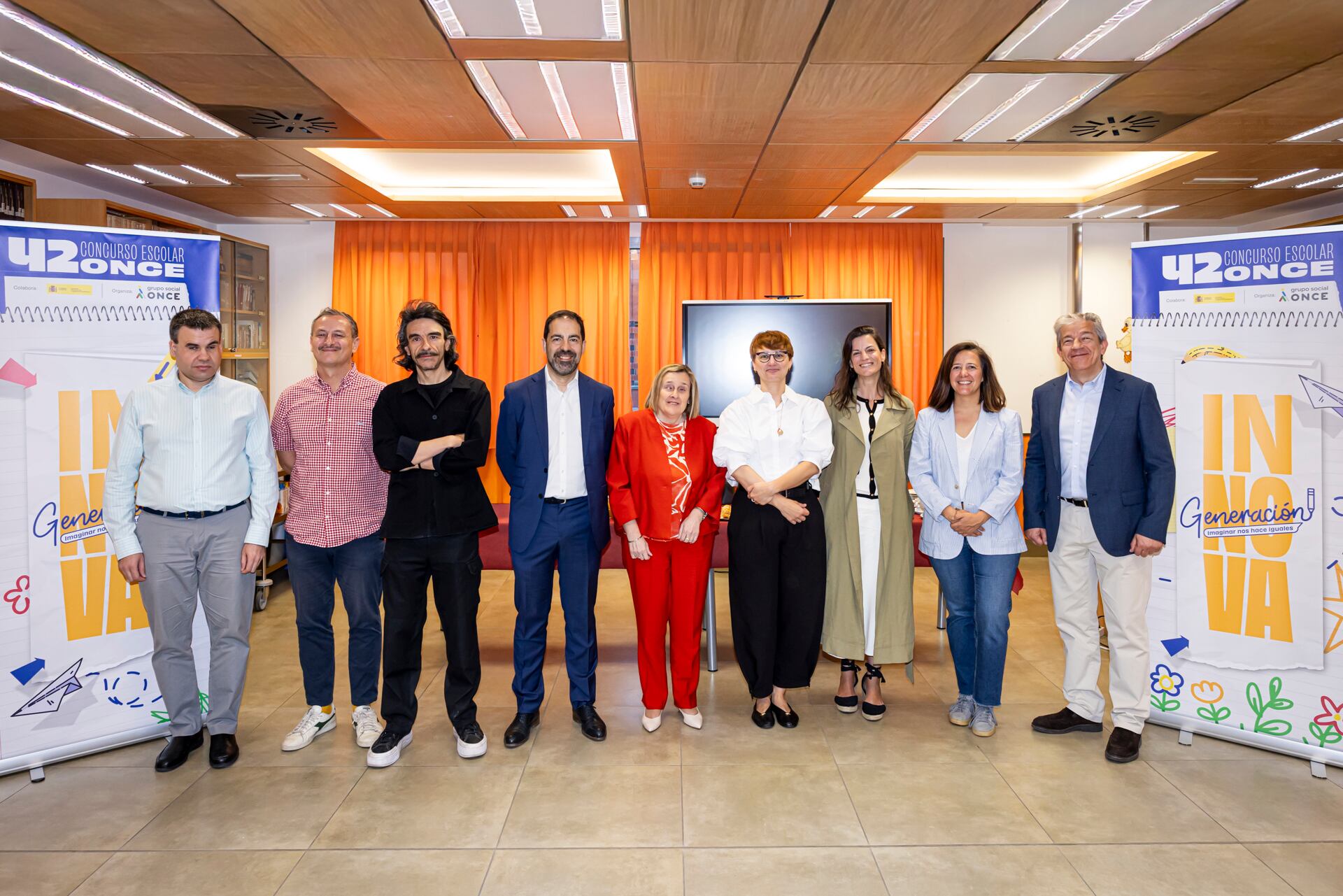 Alumnos del IES José Ibáñez Martín ganan el concurso escolar de la ONCE