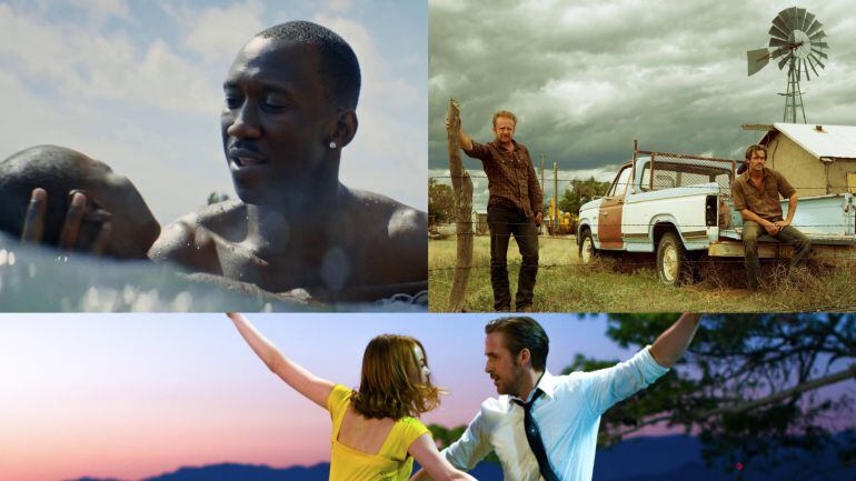 Fotogramas de &#039;Moonlight&#039;, &#039;Comanchería&#039; y &#039;La La Land&#039;, las favoritas de La Script para el Globo de Oro