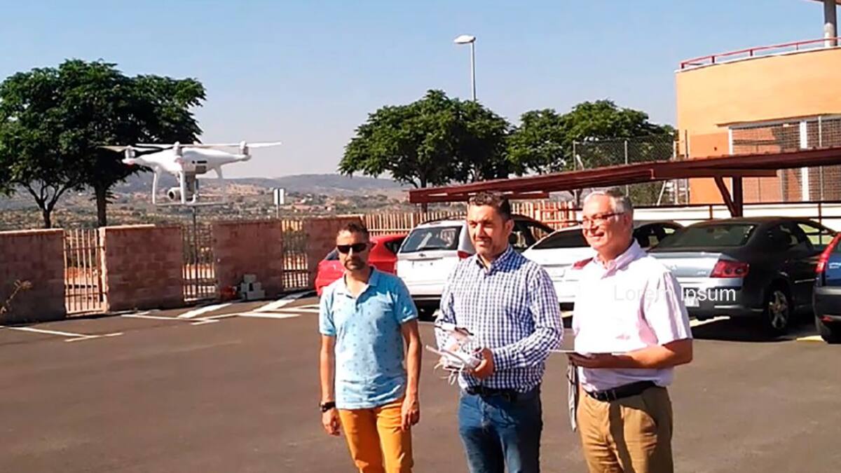 Drones para vigilar los espacios periurbanos de Plasencia