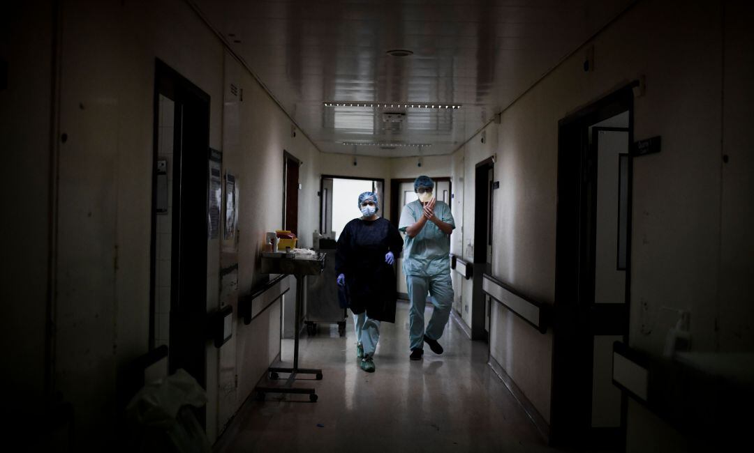 Un hospital de Portugal en plena pandemia de coronavirus.