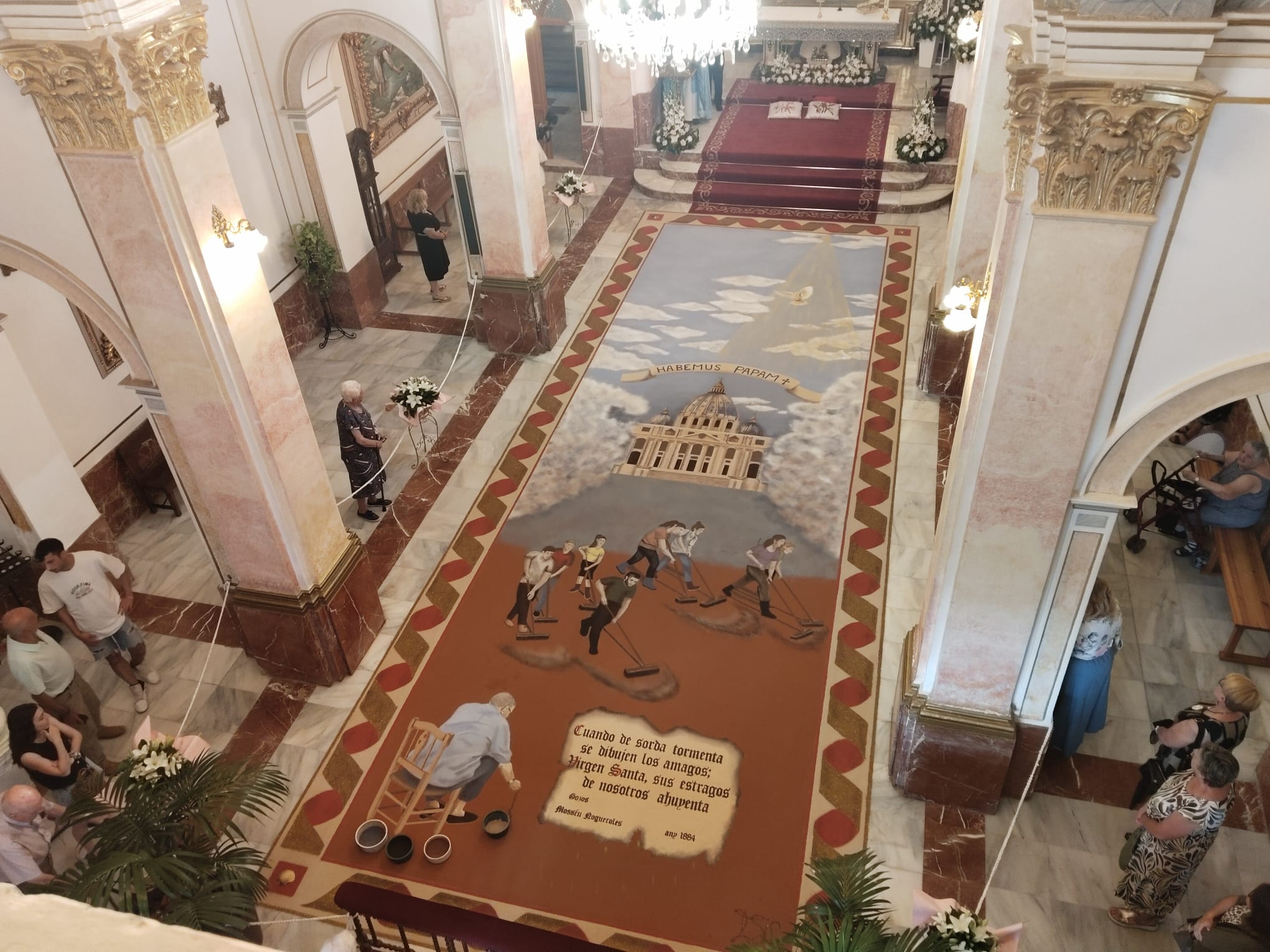 Alfombra del Corpus de Villalonga