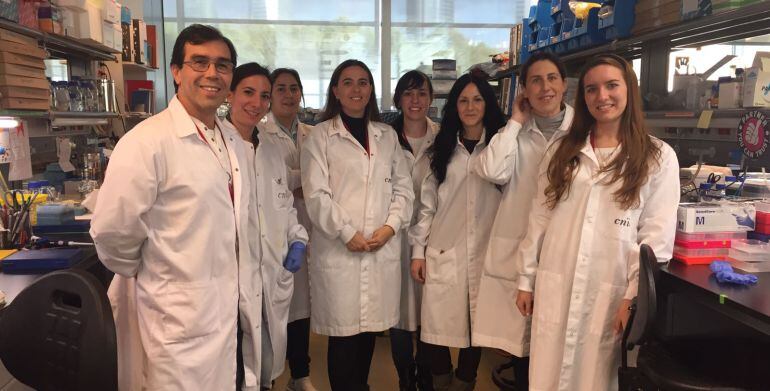 Parte del equipo de investigación del Centro Nacional de Investigaciones Cardiovasculares, con Guadalupe Sabio al mando. 