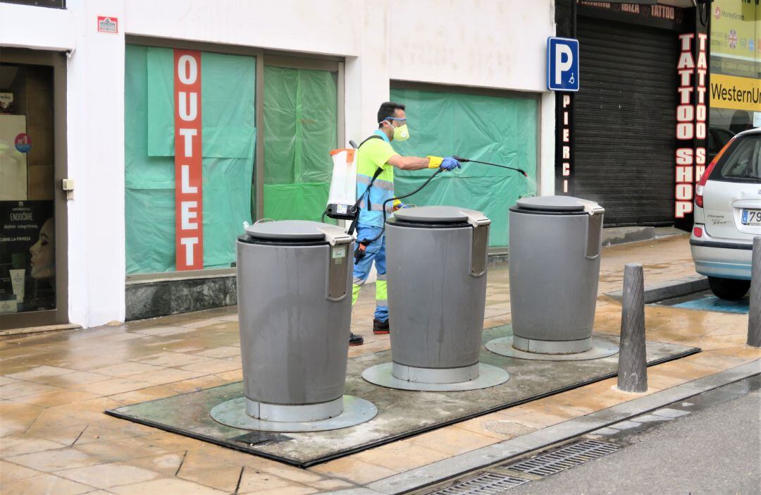 Imagen de archivo de un trabajador de Sant Antoni