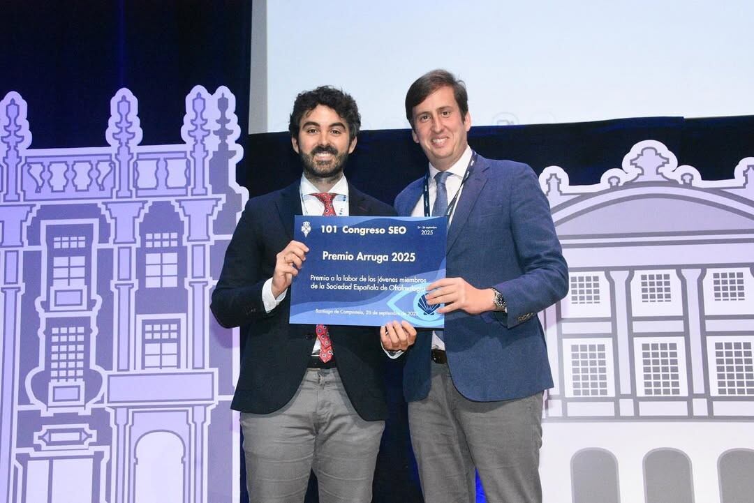 Dr. Carlos Rocha, de Vithas Málaga, mejor oftalmólogo español menor de 40 años