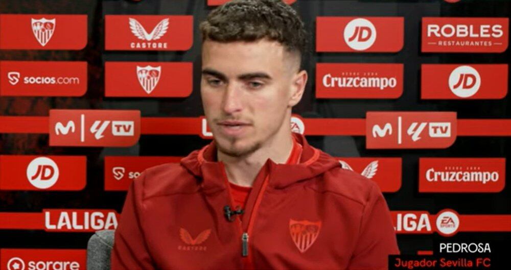 Pedrosa, en el set de SFC TV.