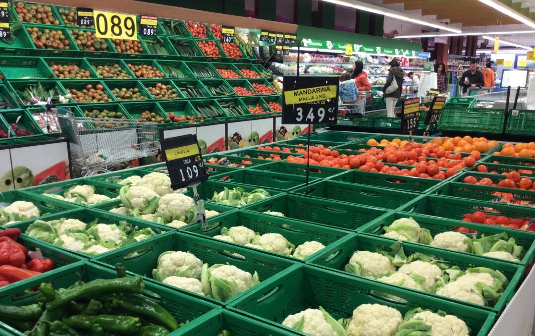 Los supermercados acusan el paso de la Semana Santa.