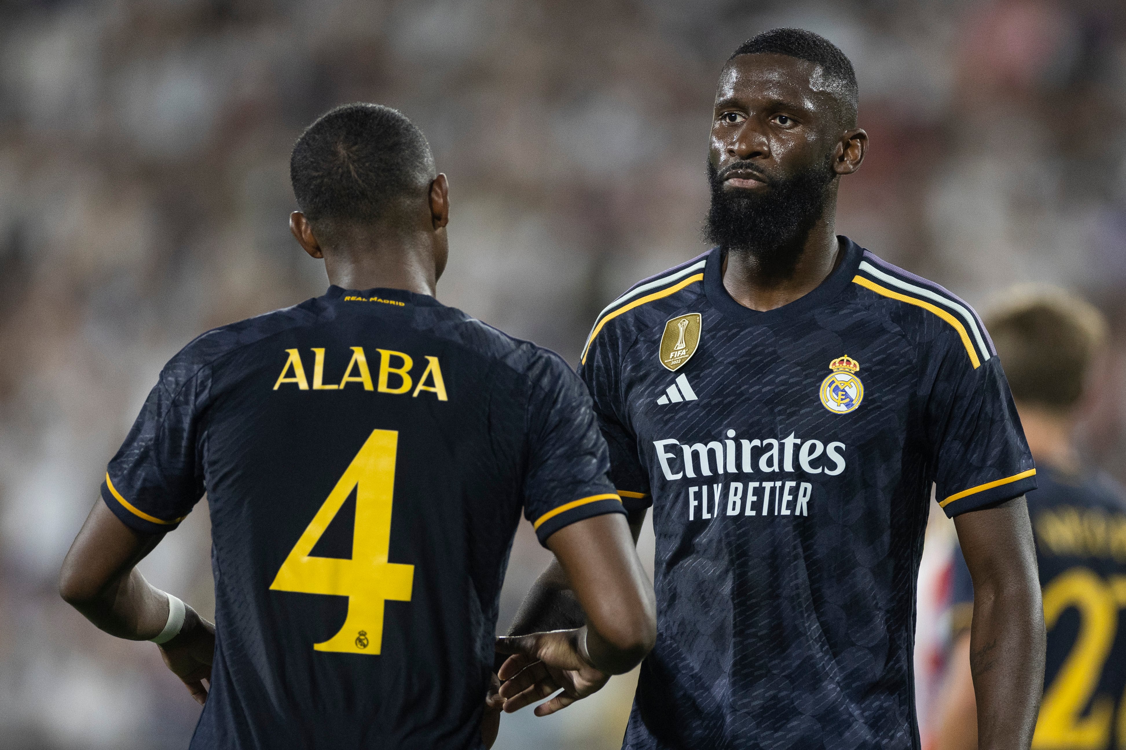 David Alaba y Antonio Rüdiger