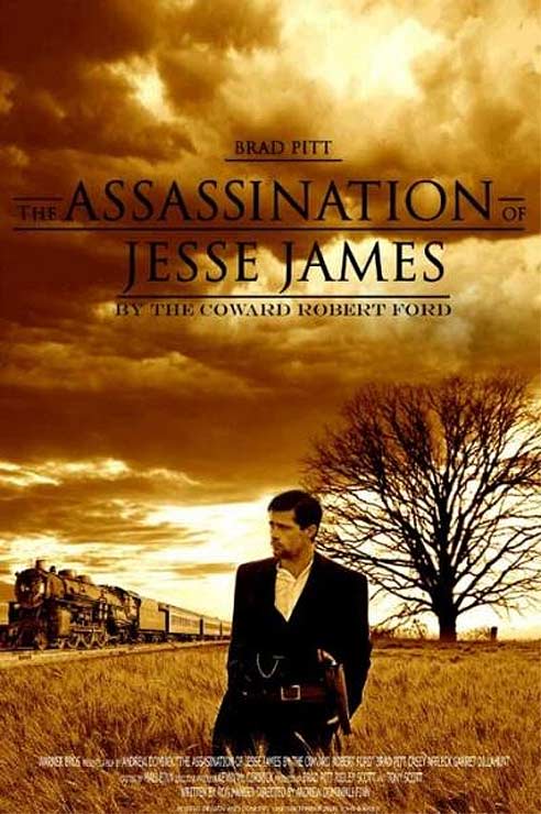 Cartel de <i>El asesinato de Jesse James por el cobarde Robert Ford</i>.