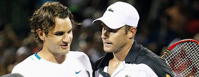 Federer felicita a Roddick