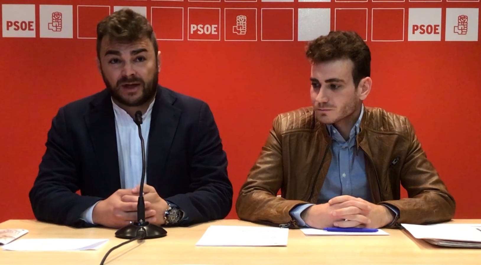 Luis M. Pascual y Gabriel Truchero durante la valoración de San Antolín 2024 en Medina