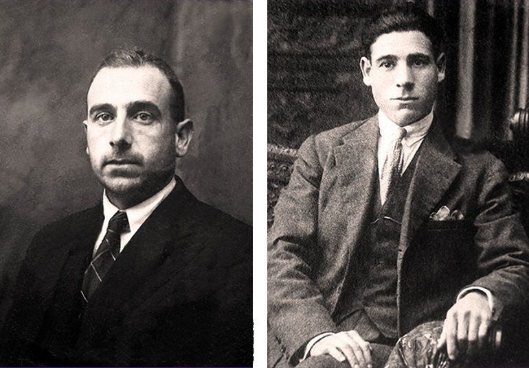 Manuel y Ramino Lapeña Altabas, los dos hermanos que serán desenterrados del Valle de los Caídos.