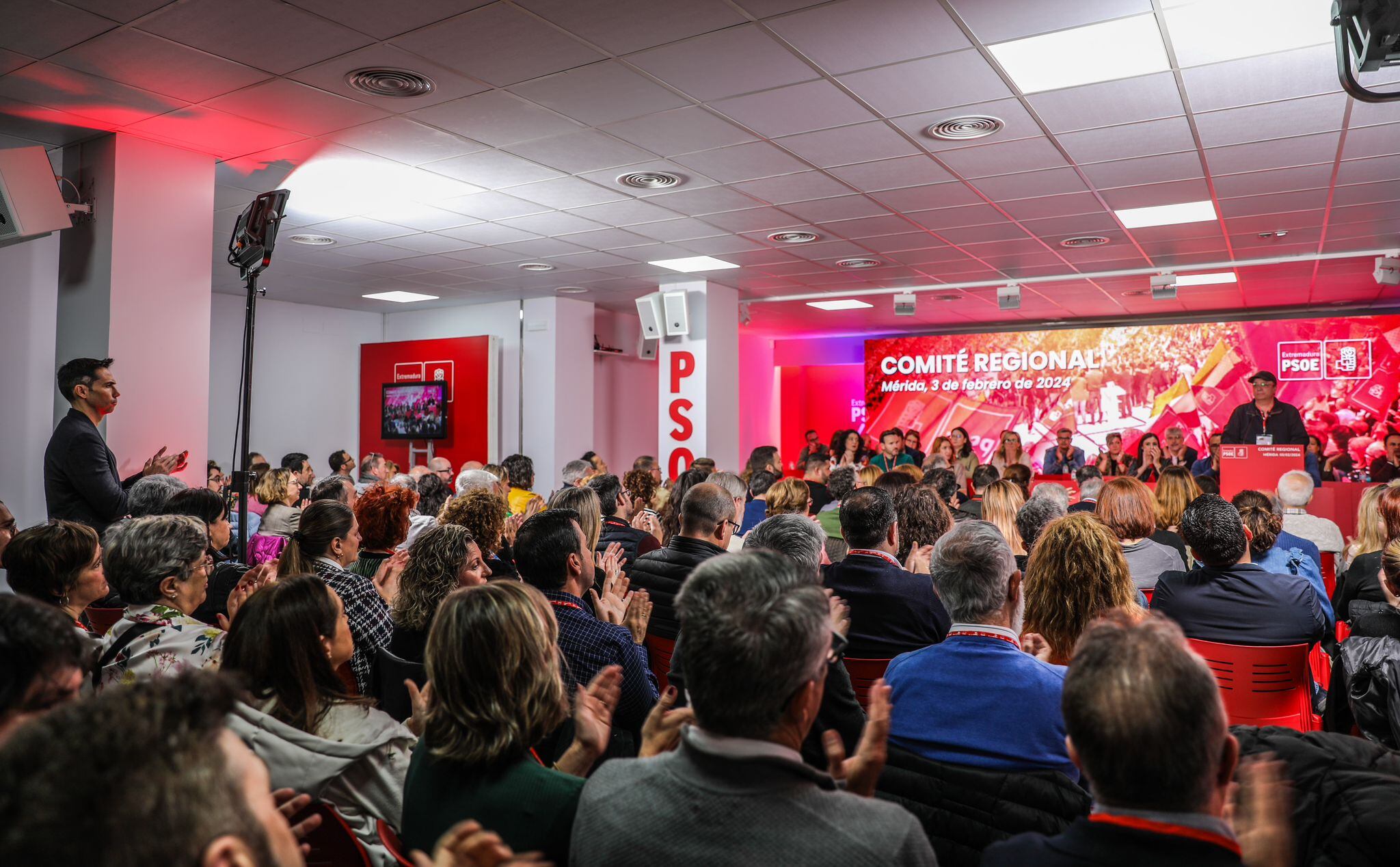 Vara participaba en el Comité Regional celebrado en Mérida/ Psoe Extremadura