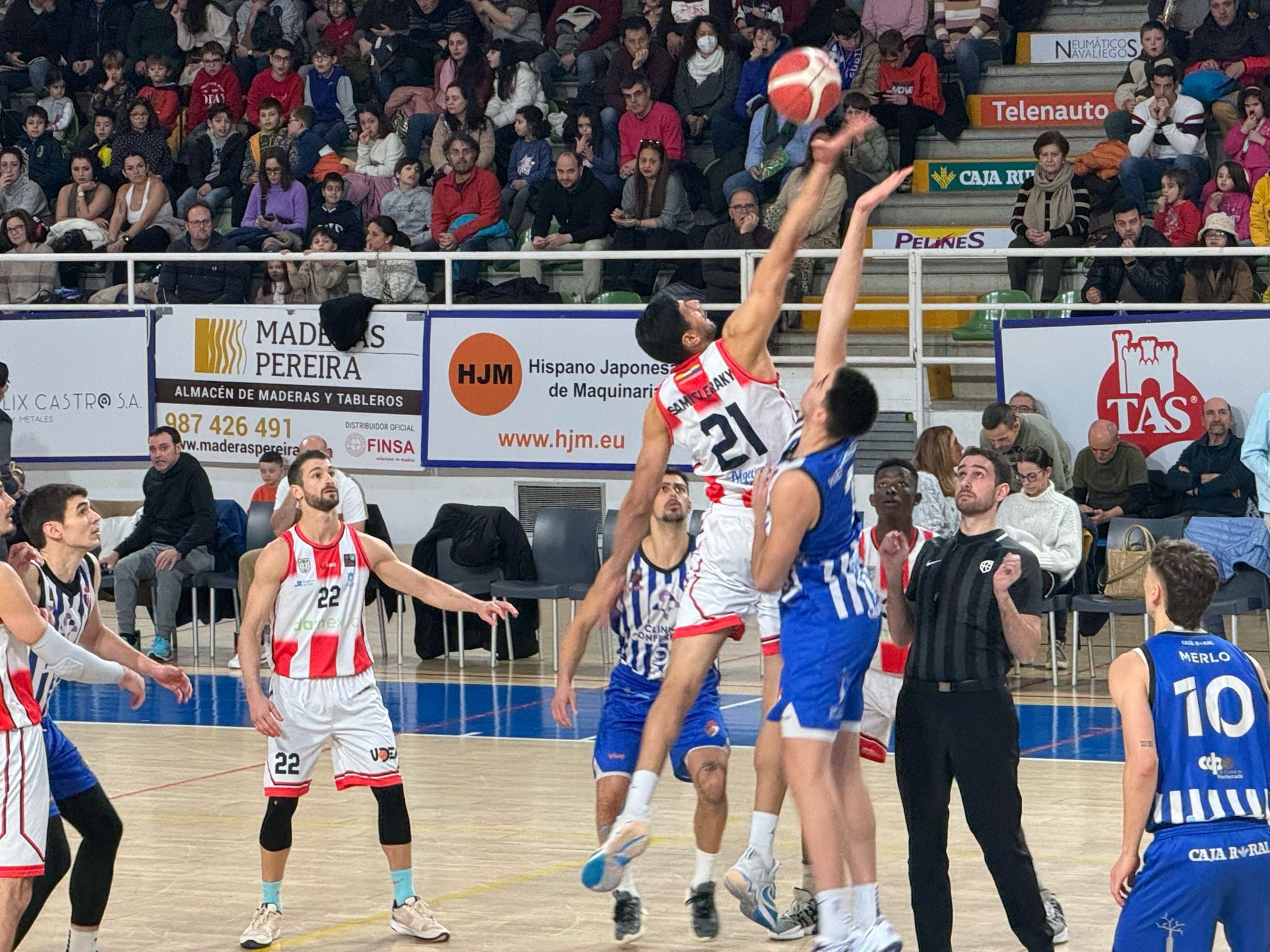 Un momento del partido