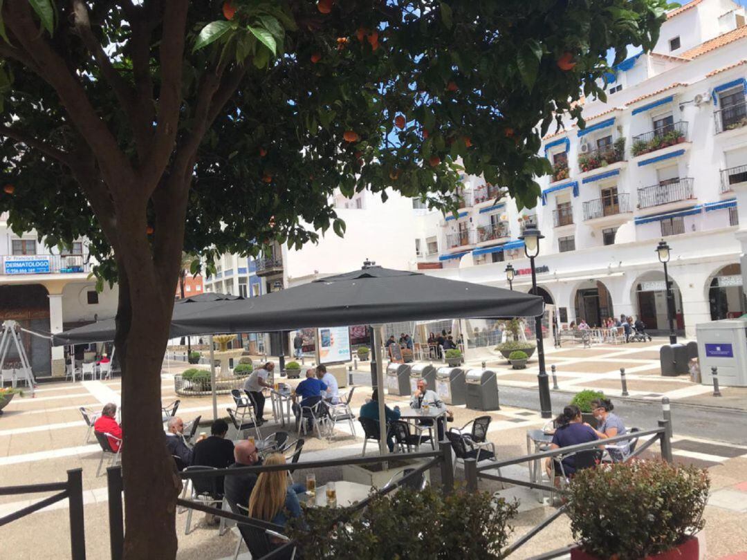 Una terraza de Algeciras.