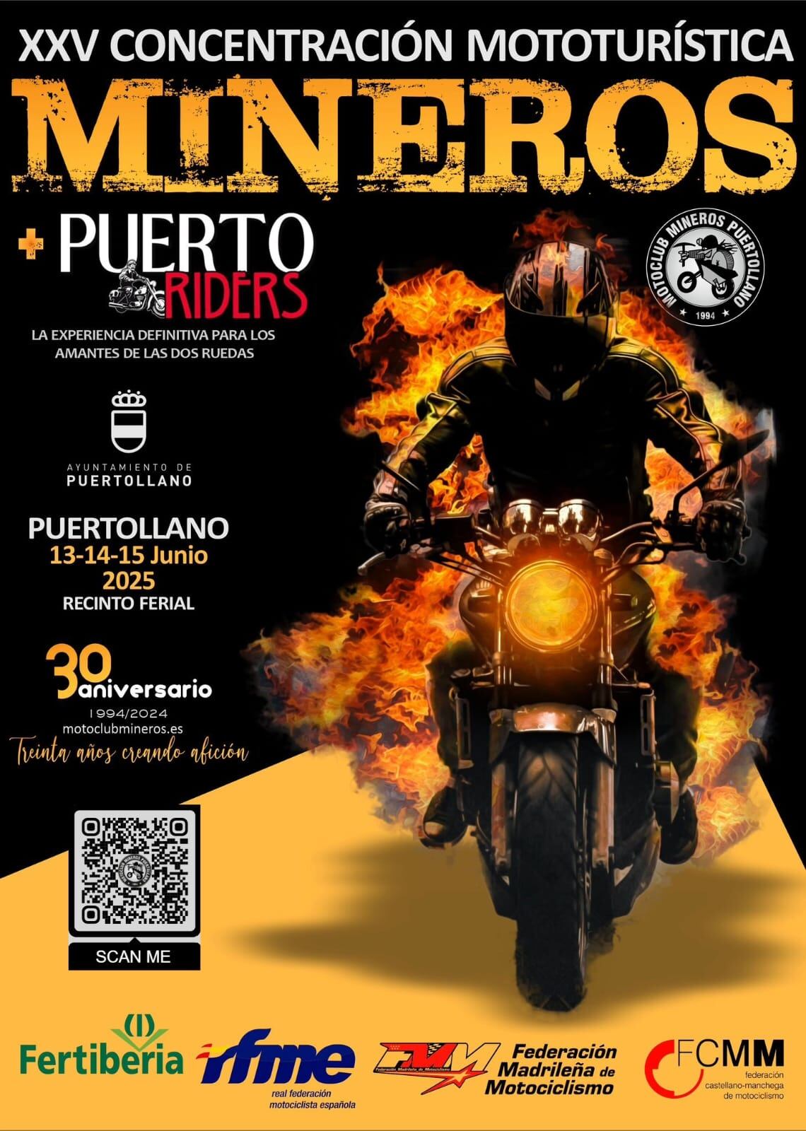 Cartel Concentración Motera Puertoriders