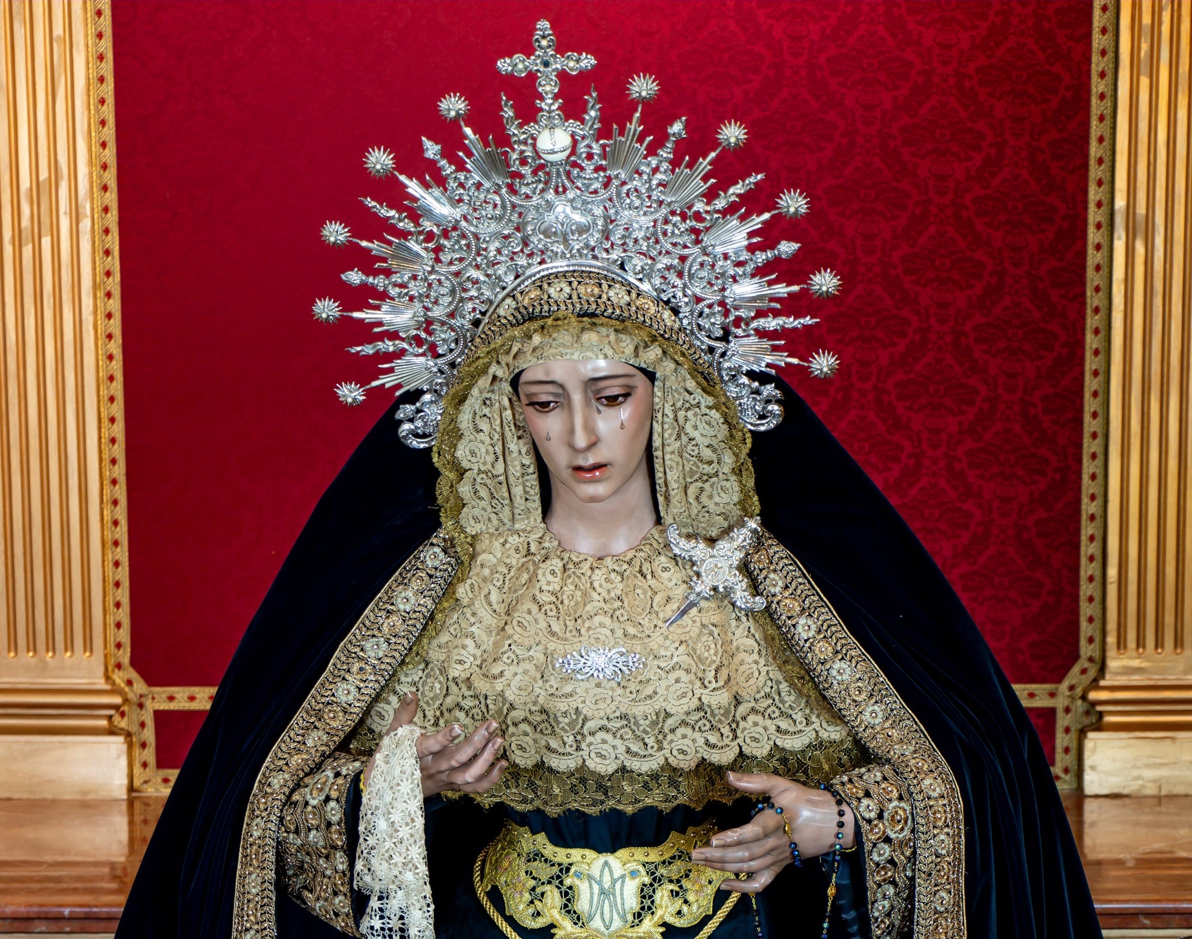 Imagen de María Santísima de la Purísima Concepción, Dolorosa titular de la Hermandad del Divino Perdón