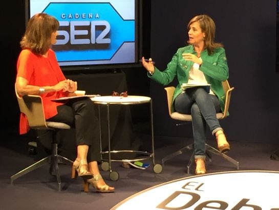 Ana Botella de PSPV y Elena Bastidas del PP en el Debate Electoral de Radio Valencia