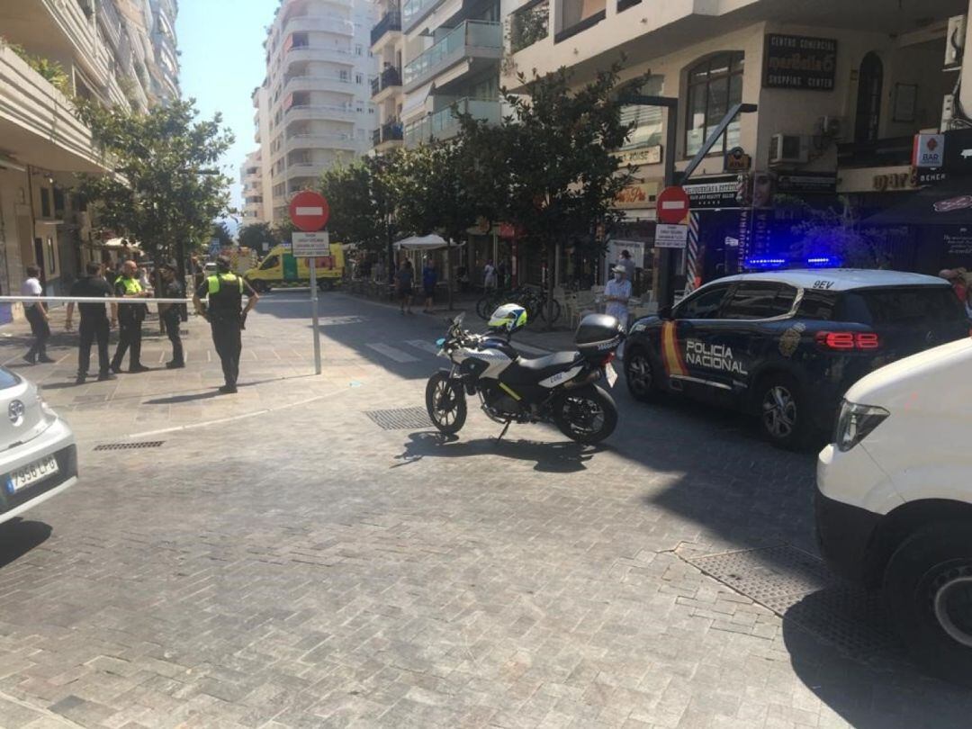 Calle de Marbella donde ha ocurrido el atropello múltiple