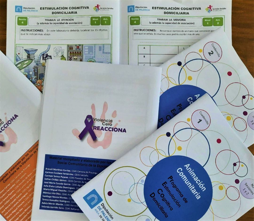 Unos 270 mayores de 23 pueblos se benefician del programa de estimulación cognitiva a domicilio de la Diputación de Palencia