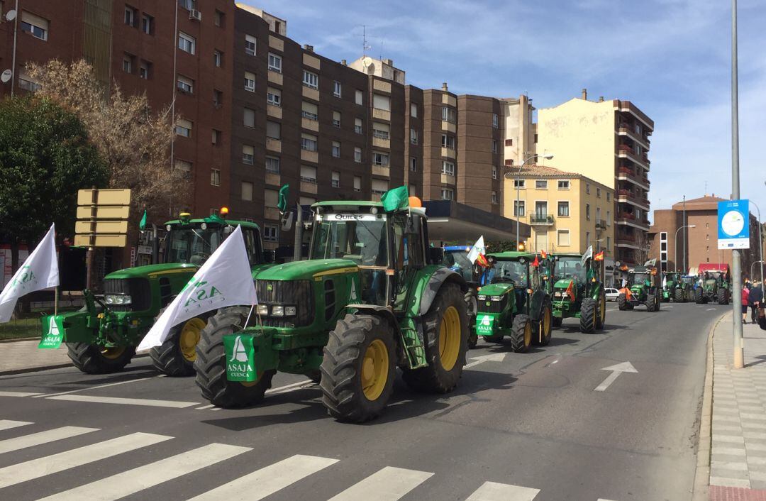 Las organizaciones agrarias se movilizaron en marzo de 2020 en Cuenca