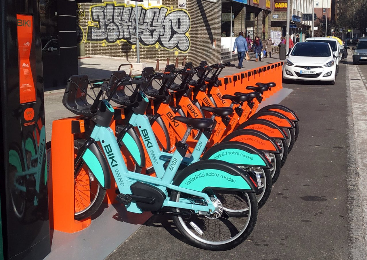 Servicio de préstamo de bicicletas BIKI del Ayuntamiento de Valladolid