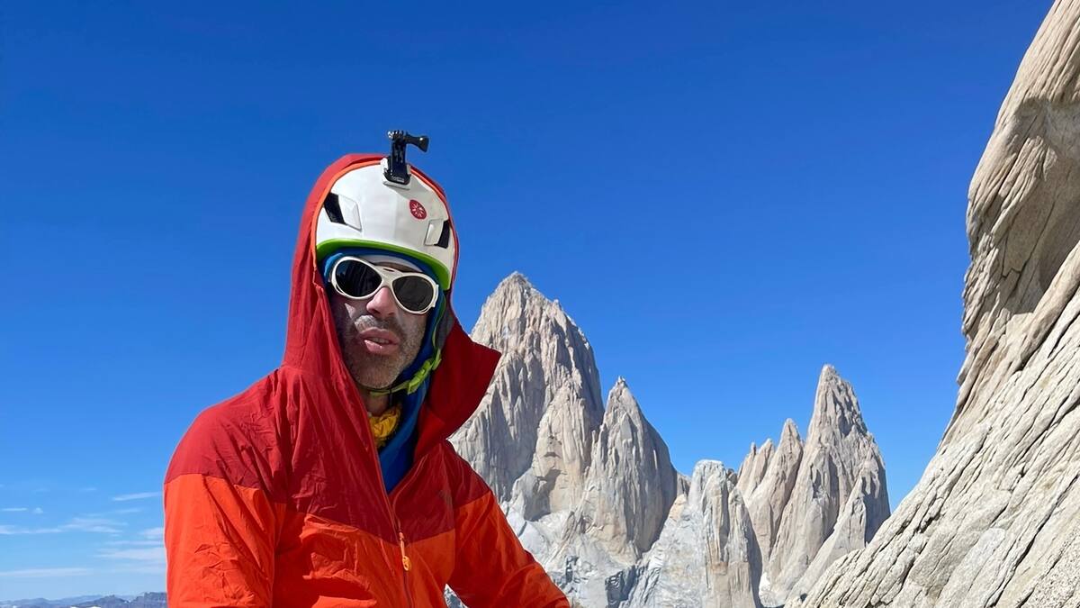Una montaña de hielo, el nuevo reto del alpinista conquense Pedro Cifuentes