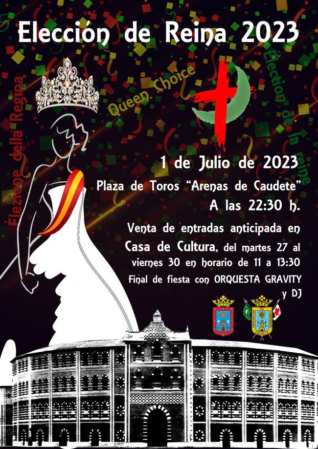 Cartel del acto del sábado