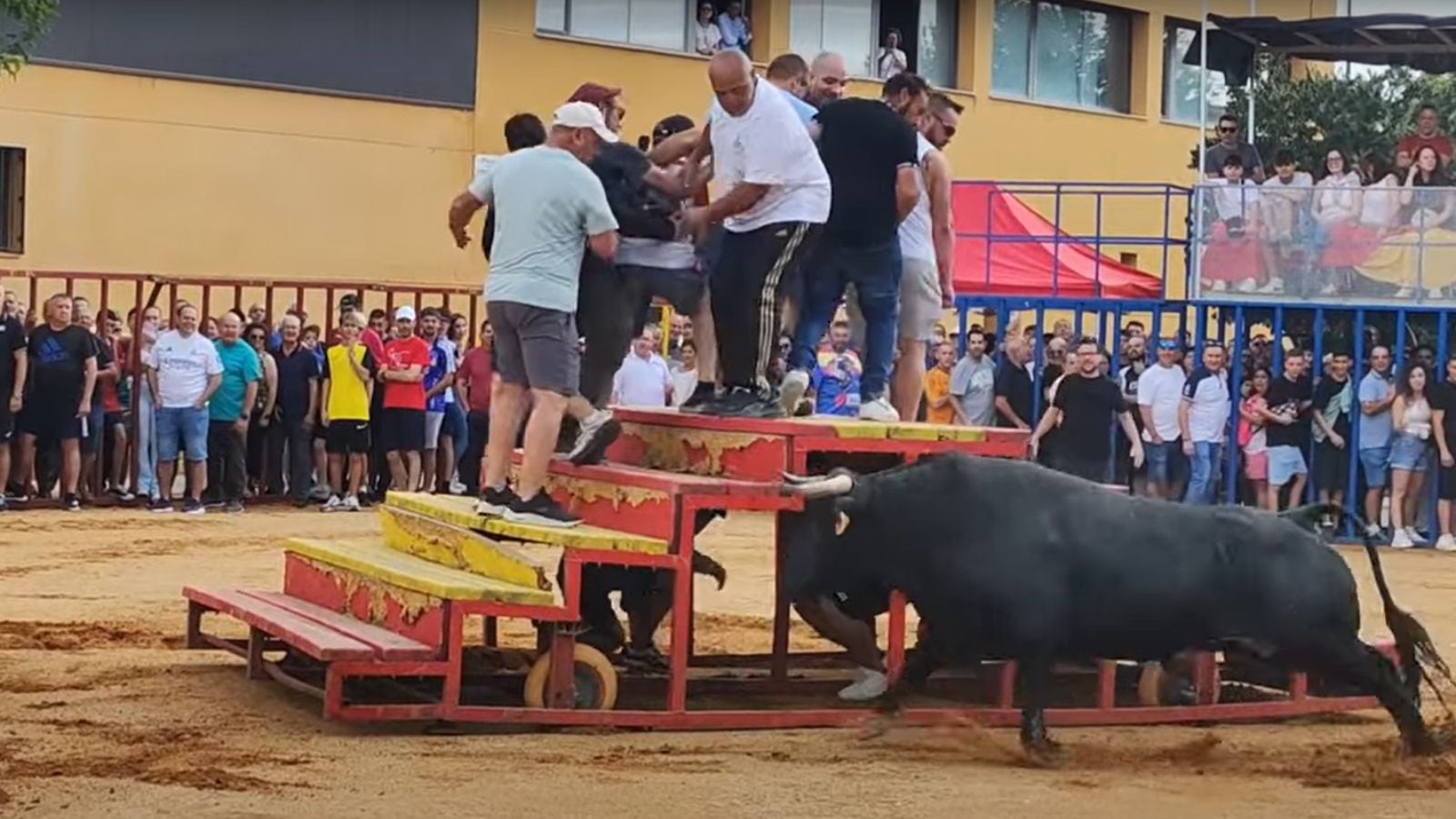 Imagen de archivo de uno de los encierros de la localidad de Mocejón (Toledo), durante sus fiestas patronales 2025
