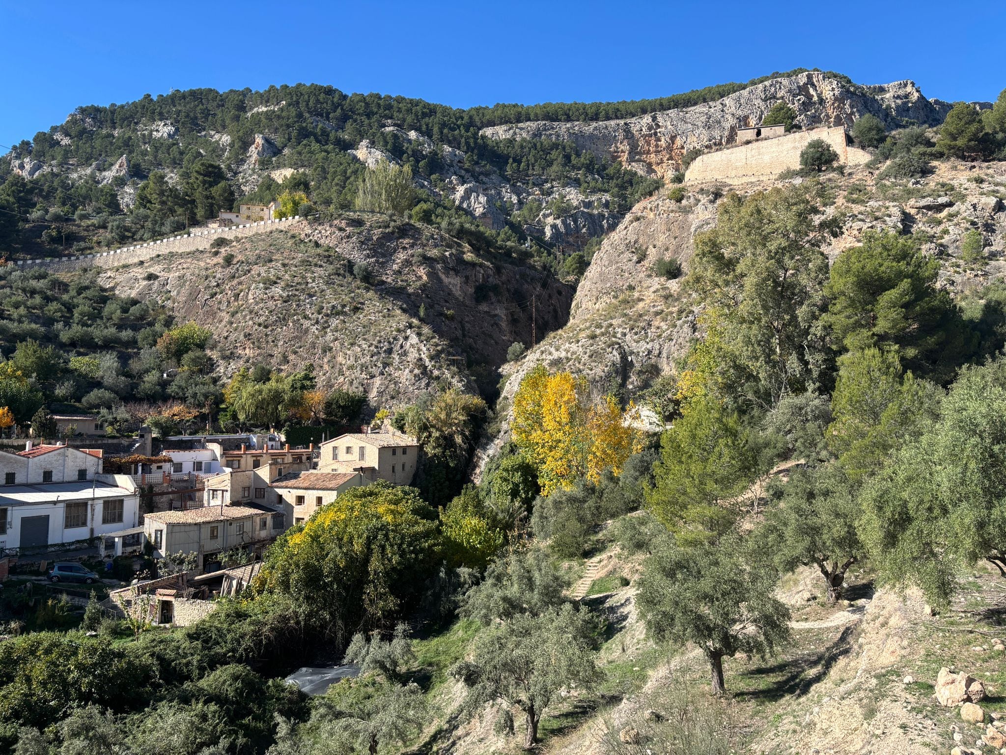 Una vista del Xorrador, en Alcoy.